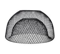 Angoily Abat-jour Métallique à Montage Mural Abat-jour Fil Noir Ajouré Forme Nid Oiseau Double Couche Compatible Douille pour Chambre Salon Salle à Manger