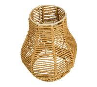 Angoily Abat Jour Plafonnier Style Chinois Rotin Imitation Couvercle de Lampe Suspendue Créatif Décoration Salon et Restaurant Protection et Design Simple