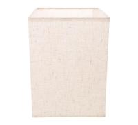 Angoily Abat-jour Rectangulaire Vintage en Tissu, Abat-jour Décoratif pour Lampe de Table, Lampadaire et Applique Murale, Taille Moyenne, Couleur Beige, Remplacement pour Salon et Chambre