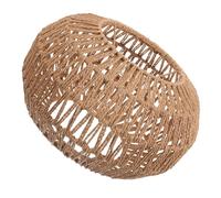 Angoily Abat-jour Suspendu Papier Tressé Vintage Couverture de Lampe pour Plafond Accessoire pour Restaurant et Salon