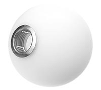 Angoily Abat Jour Verre Transparent pour Lustre Remplacement Élégant Forme de Globe Décoration Lumineuse pour Salon Chambre et Bureau Design Simple et Moderne de Diamètre