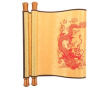 Angoily Accessoire de Costume Empereur Chinois Ancien pour Performances et Cosplay, Rouleau Créatif Léger en Tissu Design Historique Unique