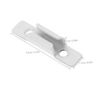Angoily Accessoire de Verrou de Fenêtre à Battant de Butée de Gâche Robuste pour Remplacement Installation Facile et Sécurité Renforcée