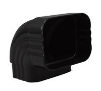 Angoily Adaptateur Coudé Alliage Aluminium Pour Tuyau De Gouttière Connecteur Métallique Flexible Pour Évacuation Des Eaux Pluviales Angle Droit