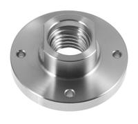 Angoily Adaptateur de Plaque Arrière pour Mandrin de Tour à Acier Robuste Compatible Tours de Travail Du Accessoire Précis