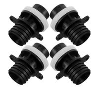 Angoily Adaptateur de Pompe à Air PVC Étanche Lot de 4 pour Kayak et Paddle Gonflable, Connecteur pour Valve, Accessoire Portable pour Gonflage Rapide en Sports Nautiques