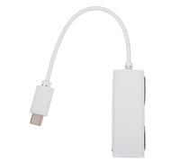 Angoily Adaptateur Ethernet Portable 3 Pièces pour Convertisseur de Type à Taux de Transmission Élevé pour Adaptateur de Câble