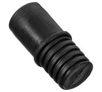 Angoily Adaptateur Fileté pour Balai et Embouts de Poignée en Plastique Noir, Connecteur Robuste Design à Vis, pour Maison et Bureau, Compatible Manches Télescopiques