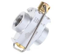 Angoily Adaptateur Recharge Gaz Portable Compact Reutilisable pour Camping Barbecue Valve Adaptateur de Rechargement Propane Butane Léger et Pratique pour Cartouches de Gaz