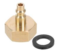 Angoily Adaptateur Souffleur Air 3/4 Filetage GHT Femelle Raccord Rapide Étanche pour Compresseur d'air et Tuyau d'Arrosage Accessoire Hivernage Camping-Car Caravane et Jardin 1 Pièce