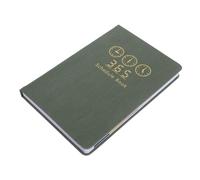 Angoily Agenda Vert Portable Carnet Épais pour Planification Quotidienne et Hebdomadaire Organisation Professionnelle et Cahier de Projet pour Étudiants et Voyage