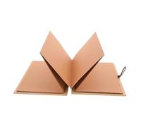 Angoily Album Photo Accordéon Kraft Pages Vierge DIY pour Mariage Remise de Diplôme Anniversaire Saint-valentin Style Vintage