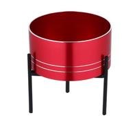 Angoily Alliage Pot et Rond D'aluminium pour Fer Style Chic, Plante Grasse