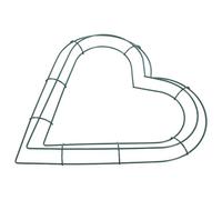 Angoily Anneau en Fer de Cœur 30 CM Boucle de Couronne Suspendue pour Décoration de Noël Accessoire de Guirlande Polyvalent pour Maison Jardin et Fête Couleur Couleur Aléatoire