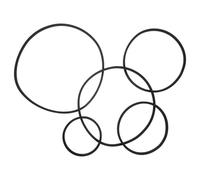 Angoily Anneaux Flottants pour Plantes Aquarium 80-200 Mm en Eva Noir, Kit 5 Pièces Cercles D'isolation pour Plantes Aquatiques, Anneaux Alimentation Poissons, Accessoires Aquarium