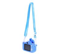 Angoily Appareil Photo Numérique Garçon Fille HD avec Double Caméra Interface Intuitive Charge USB Facile Caméra Fille Garçon Parrot Bleu