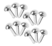 Angoily Attaches Parisiennes en Fer 4,5x8mm 100 Pièces Fixations Doubles Broches Accessoires DIY pour Loisirs Créatifs Et Marionnettes Garçon Et Filles Collage Papier Et Bricolage