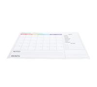 Angoily Autocollant Réutilisable pour Tableau Blanc Effaçable à Sec, Tableau Blanc Effaçable à Sec Auto-adhésif, Pvc sans Résidu Calendrier Mensuel Cuisines Familiales et Réunions