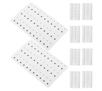 Angoily Autocollants Faux Grains de Beauté 10 Pcs 57 X 97 CM Papier Hypoallergénique Réalistes Noirs pour Maquillage Visage Fête Halloween Tatouages Temporaires Longue Durée