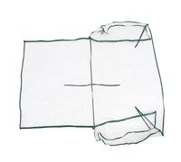 Angoily Bâche de Serrage Transparente en PVC 70X50X70 CM pour Mini- d'Extérieur Protection Intempéries Maille Intégrée pour Aération Couverture de Remplacement pour Serrage à Fleurs