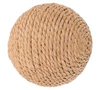 Angoily Balle à Griffer pour Chat Intérieur Balle Sisal Interactive Stimule Instinct de Griffade Réduit la Solitude Sonore Portable pour Chatons et Chats Adultes