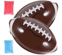 Angoily Ballon de Rugby pour Révélation Poudre Colorée Bleu et Rose 1 Pièce de 400G Accessoires de Fête pour Shower et Anniversaire Décoration Festive Mixte