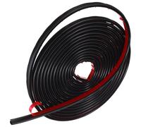 Angoily Bande D’Étanchéité Noire 6 Mètres Adhésive pour Portes et Fenêtres Joint de Porte Coupe-Froid Souple Bande de Calfeutrage Insonorisante pour Isolation Thermique et Étanchéité