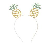 Angoily Bandeau ananas été fantaisie faire la fête tropique soleil cerceaux de cheveux créatifs cerceaux de cheveux de nouveauté bandeau de fête pour adultes bandeaux de alliage Doré