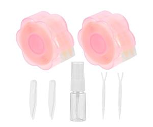 Angoily Bandes Adhésives Invisibles de Patchs en Dentelle avec Spray Soutien Fort Gaspillage, 1 Set et Rehaussement Naturel pour Paupières pour Maquillage Yeux