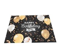 Angoily Bannière De Toile De Fond Danniversaire Unique en Vinyle Accessoire Photo 210 X 150 Cm Résistante Aux Déchirures