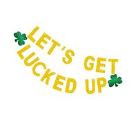 Angoily Bannière Décorative à Tirer Légère en Papier pour Fête Saint-Patrick Guirlande Festive Créative et Ornement Suspendu pour Décoration Anniversaire Chaîne Unique Pliable