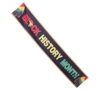 Angoily Bannière Mois De Histoire Des Noirs Bannière Murale De Fête Panneau Décoratif