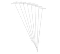 Angoily Barres de Fer pour Porte à Oiseaux Blanc Faciles à Utiliser, Piège à Pigeon Pratique pour Porte Entrée à Pigeons, Lot de 8 Pièces en Fer Robuste