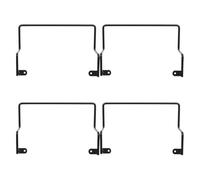 Angoily Barres de Matelas Antidérapantes en Fer Noir, Lot de 4 Pièces pour Stabilisateur et Fixateur Empêchant Le Glissement du Matelas Pied du Lit