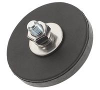 Angoily Base Magnétique en Caoutchouc Résistante à L’Usure pour Éclairage et Caméras, Support Magnétique Puissant Ø Adapté aux Projecteurs de Plafond, Fixation Solide pour Usage Intérieur