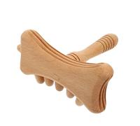 Angoily Bâton de Guasha en Bois de Hêtre Naturel pour Massage Corporel, Stimule la Circulation Sanguine et Intègre L'énergie Naturelle, pour Hommes et Femmes