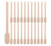 Angoily Bâtonnets de Mélange en Bois 130 Mm 200 Pcs pour Peinture, Résine Époxy et Pigments, Agitateur à Mélange Plat, Outil Polyvalent pour Loisirs Créatifs et Réutilisable