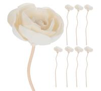Angoily Bâtons de Diffuseur de Roseau de Fleur de Bois de 8 Pcs Remplacement de Bâtonnet Aromathérapie Exquis Bâtonnets de Rotin de Fleur Sèche pour Parfum Aroma Huiler Home Bureau Spa