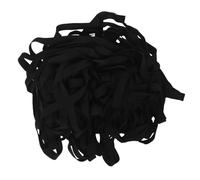 Angoily Biais Thermocollant Élastique 15 CM Largeur Bande de Biais Double Pli Noire 40 Mètres Ruban Adhésif pour Bord de Vêtement Scrapbooking et Finition Couture Textile