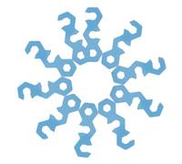 Angoily Bleu en Acier Inoxydable pour Corde de Tente Crochets Réglables | Fixation Multi-points, Verrouillage de Corde, pour Auvent et Haubans, Léger, Lot Pratique