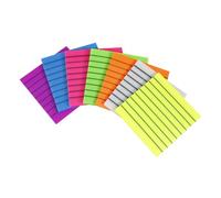 Angoily Bloc Notes Autocollants Étanche Couleurs Semi Transparentes Pages Mémo Pratique pour Bureau et Maison Notes Adhésives pour Rappels Quotidiens