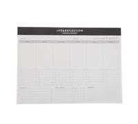 Angoily Bloc-notes Format Polyvalent en Papier Blanc Planificateur Hebdomadaire pour Organisation du Travail Adapté au Bureau