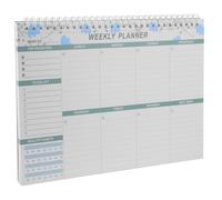 Angoily Bloc-notes Hebdomadaire B5 Agenda Semaine Planificateur de Bureau Liste de Tâches Feuille Détachable Usage Professionnel et Scolaire