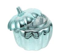 Angoily Bocal en Verre de Citrouille avec Couvercle, Pot Décoratif pour Conservation des Citrouilles et Rangement de Bonbons, pour Décoration Maison et Fêtes