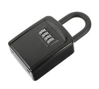 Angoily Boîte à Clés Sécurisée Murale Code Réinitialisable à 4 Chiffres, Coffre-fort Portable En Abs Et Acier, Étanche Et Robuste, Pour Maison, Bureau Et Usage Extérieur, Installation Sans Outil, Gris