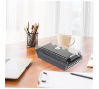 Angoily Boîte à Fiches Rigide avec Fermeture à Clip Capacité Pratique et Portable pour Cartes Index Flash Cards et Cartes de Visite Design Flip pour Accès Facile et Protection