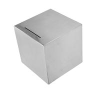 Angoily Boîte à Monnaie Acier pour Adultes Tirelire Inviolable Boîte à Dons et Suggestions Design Moderne pour Bureau et Maison