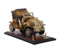 Angoily Boîte à Musique Voiture Ancienne Vintage Modèle Décoratif Bureau avec Base Objet Art Rétro Multifonction pour Collection et Décoration Intérieure