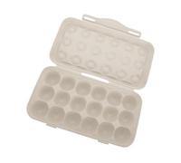 Angoily Boîte à Œufs Anti-collision en Pp Couvercle, Design à Grille, Conservation des Œufs pour Réfrigérateur et Usage Domestique