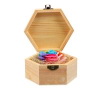 Angoily Boîte avec Fleur Colorée pour Cadeau de Saint Valentin Élégant et Portable Décoration Romantique pour Bain et Maison